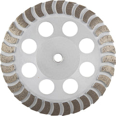 Tool & Cutter Grinding Wheels; Wheel Type: Cup Wheel; Wheel Diameter (Inch): 7 in; Abrasive Material: Diamond; Grade: Super Fine; Grit: 0; Maximum Rpm: 8730.000; Face Width (Inch): 0.5 in; Hole Thread Size: 5/8-11