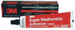 3M - 5 oz Weatherstrip Adhesive - Yellow, -20 to 300°F - Strong Tooling