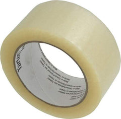 3M - 2" x 110 Yd Clear Acrylic Adhesive Sealing Tape - Polypropylene Film Backing, 1.6 mil Thick, 40 Lb Tensile Strength, Series 302 - Strong Tooling