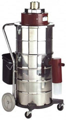 Minuteman - 15 Gal, Stainless Steel Tank, Dry, Mercury Vacuum Cleaner - 1.25 hp, 13.6 Amps - Strong Tooling