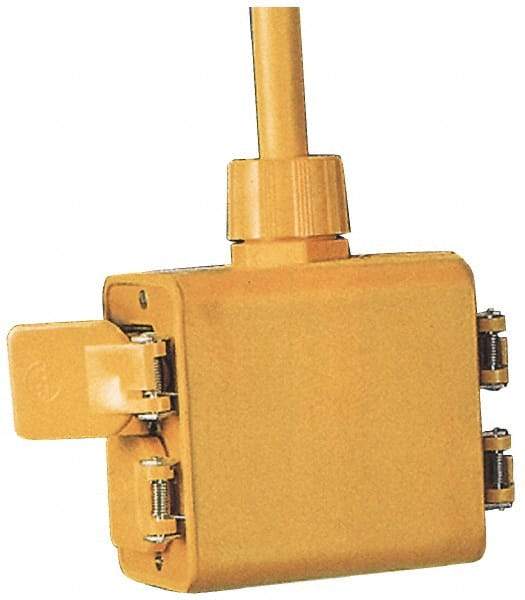 Woodhead Electrical - 1 Gang, Rectangle Outlet Box - 4" Overall Height x 4" Overall Width, Weather Resistant - Strong Tooling