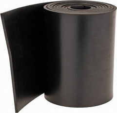 Made in USA - 1/8" Thick x 4" Wide x 60" Long, Neoprene Rubber Strip - Stock Length, 60 Shore A Durometer, 1,000 to 1,200 psi Tensile Strength, -40 to 212°F, Black - Strong Tooling