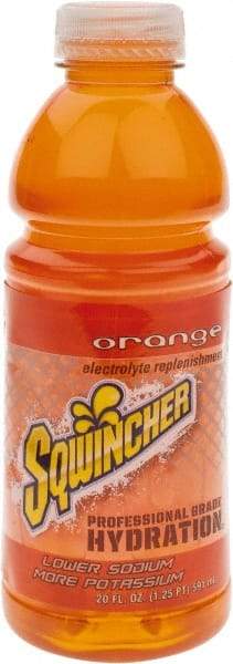 Sqwincher - 20 oz Bottle Orange Activity Drink - Ready-to-Drink - Strong Tooling