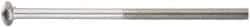 Value Collection - 1/2-13 UNC 8" Length Under Head, Standard Square Neck, Carriage Bolt - 18-8 Stainless Steel, Uncoated - Strong Tooling