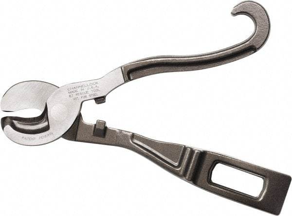 Channellock - 8-5/8" OAL, Cable Cutter - 1-3/7" Jaw Length x 1.62" Jaw Width, Round Head - Strong Tooling