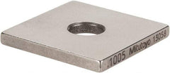 Mitutoyo - 0.1005" Square Steel Gage Block - Accuracy Grade 0, Includes Certificate of Inspection - Strong Tooling