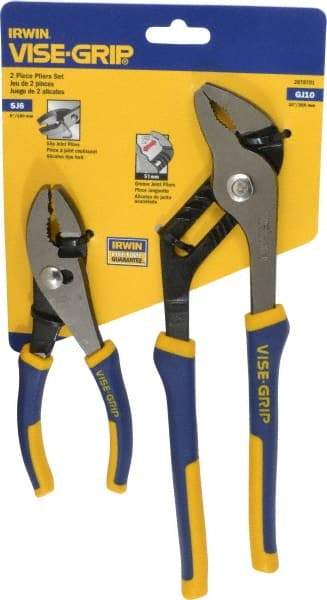 Irwin - 2 Piece Plier Set - Comes in Display Card - Strong Tooling