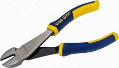 Irwin - 6" OAL, Diagonal Cutter - 13/16" Jaw Length x 13/16" Jaw Width, Oval Head, ProTouch Handle - Strong Tooling