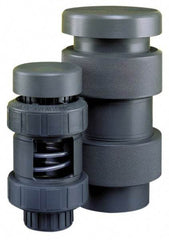 Plast-O-Matic - 3" Pipe, 100 Max psi, PVC, Normally Closed Design Vacuum Breaker Valve - EPDM Seal, PTFE Encapsulated Stainless Steel Spring, NPT End Connections - Strong Tooling