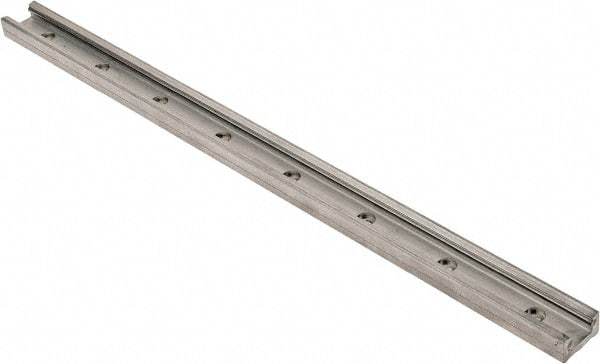 Pacific Bearing - 480mm OAL x 30mm Overall Width x 16mm Overall Height Self Lubricated Linear Guide Systems - 60mm Between Holes, 225 Lb. Capacity - Strong Tooling