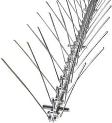 Bird-X - Stainless Steel Bird Spikes - 4.3 Inch High x 1/2 Inch Wide x 10 Ft. Long - Strong Tooling