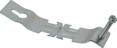 Thomas & Betts - 1" Pipe, 14 Gauge" Pipe or Conduit Clamp - Silver Galvanized, 600 Lb Capacity, All Conduit - Strong Tooling