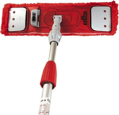 Unger - Red Mopping Kit - 16 Inch Long x 5 Inch Wide Microfiber Head, 48 to 96 Inch Long Handle - Strong Tooling