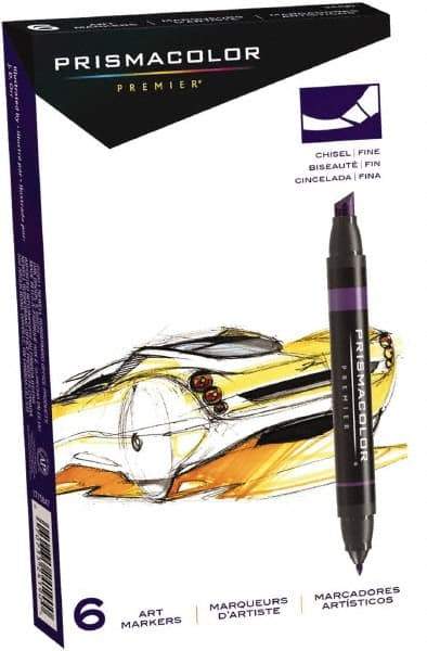 Prismacolor - French Grey 60 Art Marker - Brush Tip, Alcohol Based Ink - Strong Tooling