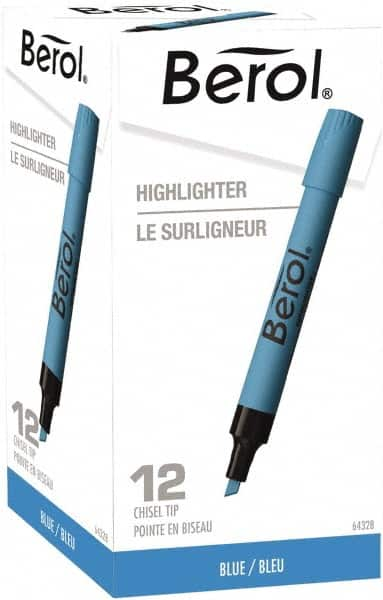 Sharpie - Blue Highlighter - Chisel Tip, AP Nontoxic Ink - Strong Tooling