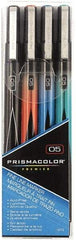 Prismacolor - Black, Blue, Green, Red Art Marker - Fine Tip, Alcohol Based Ink - Strong Tooling