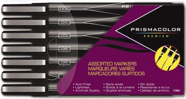 Prismacolor - Black Art Marker - Brush Tip, Alcohol Based Ink - Strong Tooling