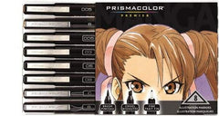 Prismacolor - Black, Sepia Art Marker - Brush Tip, Alcohol Based Ink - Strong Tooling