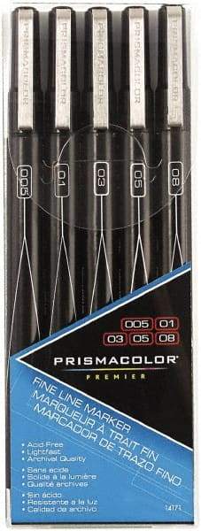 Prismacolor - Black Art Marker - Fine Tip, Alcohol Based Ink - Strong Tooling