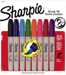 Sharpie - Assorted Colors Permanent Marker - Brush Felt Tip, AP Nontoxic Ink - Strong Tooling