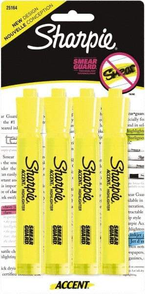 Sharpie - Fluorescent Yellow Highlighter - Chisel Tip, AP Nontoxic Ink - Strong Tooling