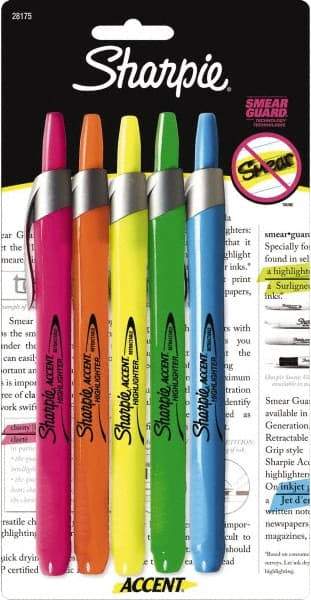 Sharpie - Assorted Colors, Highlighter - Chisel Tip, AP Nontoxic Ink - Strong Tooling