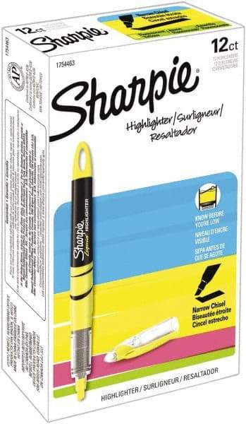 Sharpie - Fluorescent Yellow Highlighter - Chisel Tip, AP Nontoxic Ink - Strong Tooling