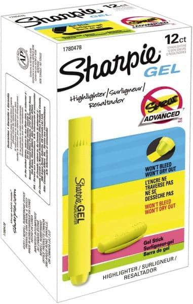 Sharpie - Fluorescent Yellow Highlighter - Chisel Tip, AP Nontoxic Ink - Strong Tooling