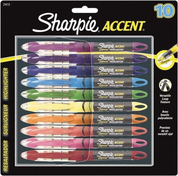 Sharpie - Assorted Colors, Highlighter - Chisel Tip, AP Nontoxic Ink - Strong Tooling