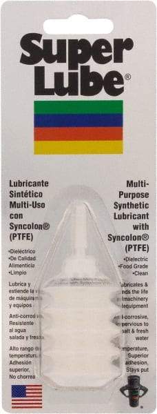 Synco Chemical - 1 oz Bellow Synthetic Lubricant w/PTFE General Purpose Grease - Translucent White, Food Grade, 450°F Max Temp, NLGIG 2, - Strong Tooling