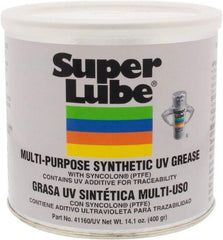 Synco Chemical - 14.1 oz Canister Synthetic Lubricant w/PTFE General Purpose Grease - Translucent White, Food Grade, 450°F Max Temp, NLGIG 2, - Strong Tooling