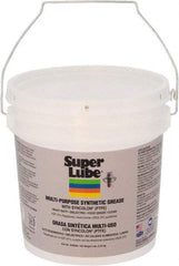 Synco Chemical - 5 Lb Pail Synthetic Lubricant w/PTFE General Purpose Grease - Translucent White, Food Grade, 450°F Max Temp, NLGIG 00, - Strong Tooling