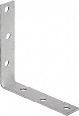 National Mfg. - 5" Long x 1" Wide, Galvanized Steel, Corner Brace - Galvanized - Strong Tooling