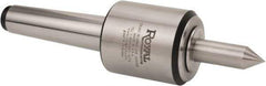 Royal Products - MT2 Morse Taper, 1.7" Head Diam Live Center - 6,000 Max RPM, 2.12" Head Length, 1/2" Point Diam, 1-3/4" Point Len, 350 Lb Max Workpc, Long Point - Strong Tooling