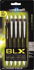 Uni-Ball - Roller Ball 1mm Retractable Pen - Blue & Black, Green & Black, Purple & Black, Brown & Black - Strong Tooling