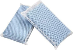 Ability One - 1-1/4" Long x 3-1/2" Wide x 3-1/2" Thick Scouring Sponge - Non-Abrasive, Assorted Colors - Strong Tooling