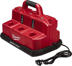 Milwaukee Tool - 18 Volt, 6 Battery Lithium-Ion Power Tool Charger - 1 hr to Charge - Strong Tooling