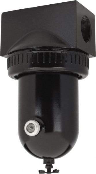 PRO-SOURCE - 425 CFM Oil/Water Condensate Separation Filter - 1-1/2" 250 psi, Manual Drain - Strong Tooling