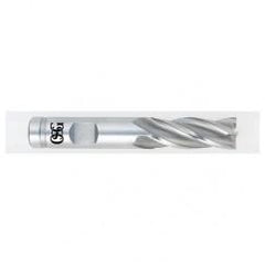 25/32 Dia. x 4 Overall Length 4-Flute Square End HSSE SE End Mill-Round Shank-Center Cutting-TiCN - Strong Tooling