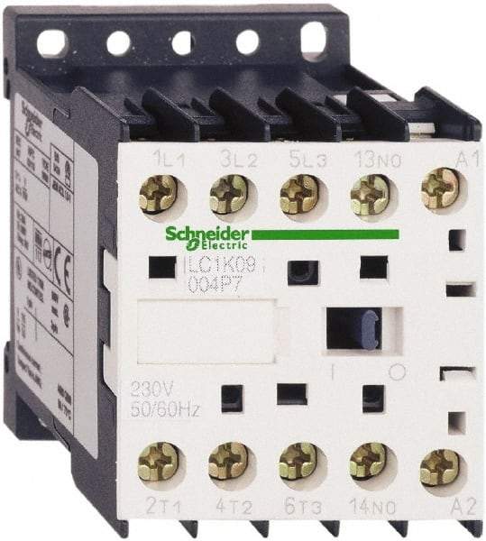 Schneider Electric - 4 Pole, 110 Coil VAC at 50/60 Hz, 16 Amp at 690 VAC and 20 Amp at 440 VAC, Nonreversible IEC Contactor - BS 5424, CSA, IEC 60947, NF C 63-110, RoHS Compliant, UL Listed, VDE 0660 - Strong Tooling