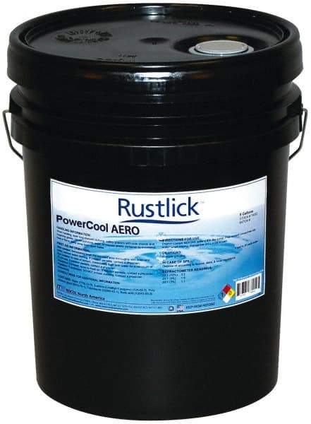 Rustlick - Rustlick Ultracut Aero/PowerCool Aero, 5 Gal Pail Cutting & Grinding Fluid - Water Soluble, For Machining - Strong Tooling