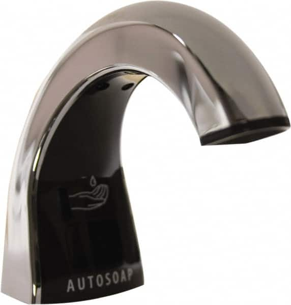 Rubbermaid - 800 to 1600 mL Liquid Soap Dispenser Hardware - Metal & Plastic, Counter Mounted, Chrome/Black - Strong Tooling