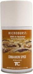 Rubbermaid - 5.3 oz Air Freshener Dispenser Aerosol Refill - Cinnamon Spice, Compatible with Microburst 9000 Dispensers - Strong Tooling