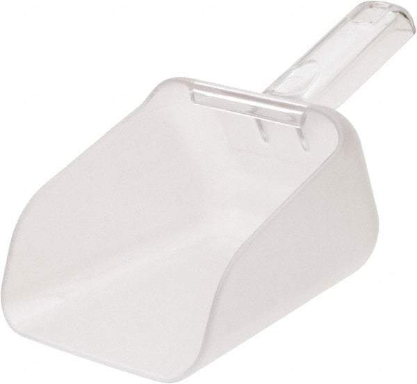 Rubbermaid - 32 oz Clear Polycarbonate Flat Bottom Scoop - 4.8" Wide x 4.7" Deep Bowl, 10.8" OAL - Strong Tooling