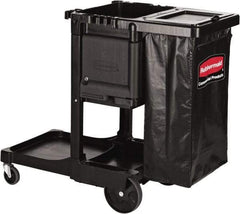 Rubbermaid - Aluminum & Structural Web Plastic Janitor Cart - 552mm Width, 1,168.4mm Long - Strong Tooling