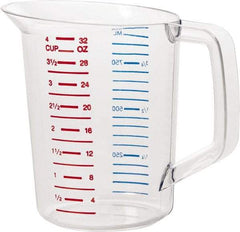 Rubbermaid - 1 Quart Polycarbonate Measuring Cup - 50 ml Graduation - Strong Tooling