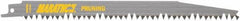 Irwin Blades - 9" Long, Bi-Metal Reciprocating Saw Blade - Straight Profile, 4 to 5 Fleam TPI, Toothed Edge, Tang Shank - Strong Tooling