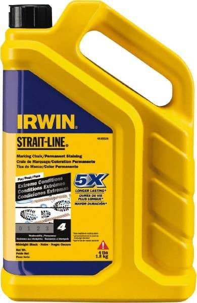 Irwin - 4 oz Container Marking Chalk - Midnight Black - Strong Tooling