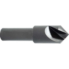 5/8″ Head Diam, 3/8″ Shank Diam, 1 Flute 60° High Speed Steel Countersink Oxide Finish, 2-1/4″ OAL, Single End, Straight Shank, Right Hand Cut