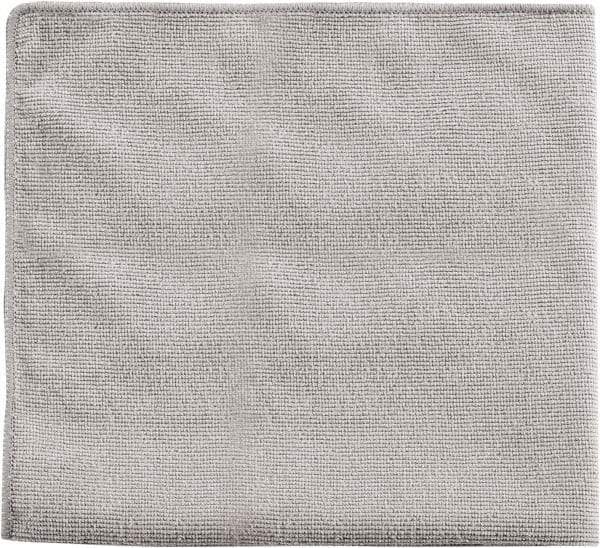 Rubbermaid - Dry Microfiber Wipes - Packet, 16" x 16" Sheet Size, Gray - Strong Tooling